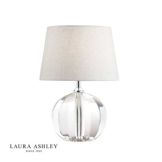 Där Lighting Laura Ashley Lydia Petite Table Lamp Cut Crystal Glass Base Only