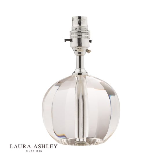 Där Lighting Laura Ashley Lydia Petite Table Lamp Cut Crystal Glass Base Only