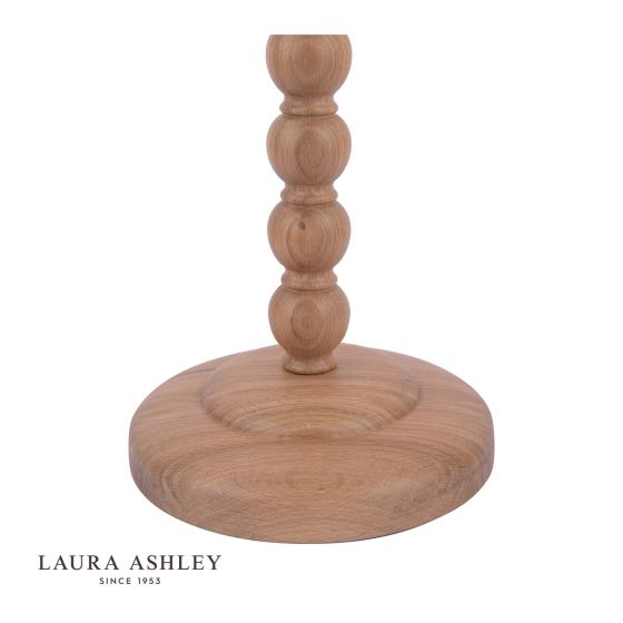 Där Lighting Laura Ashley Maria Floor Lamp Wood & Antique Brass Base Only