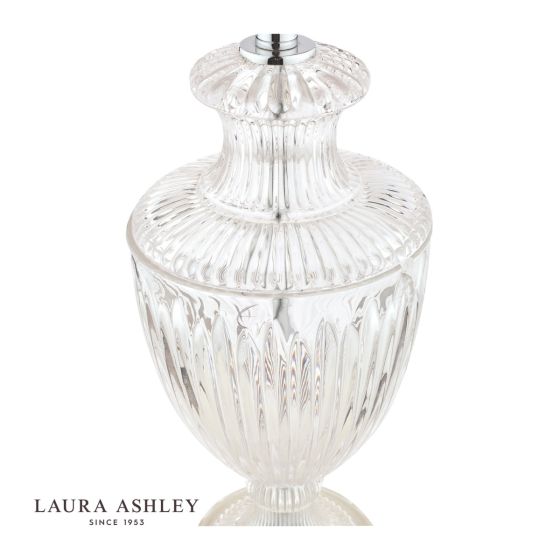 Där Lighting Laura Ashley Meredith Large Table Lamp Cut Glass Crystal Base Only