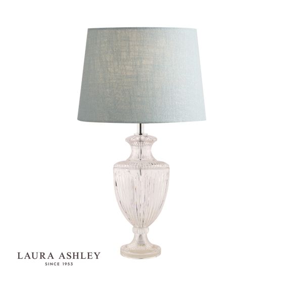 där lighting Laura Ashley Meredith Large Table Lamp Cut Glass Crystal Base Only