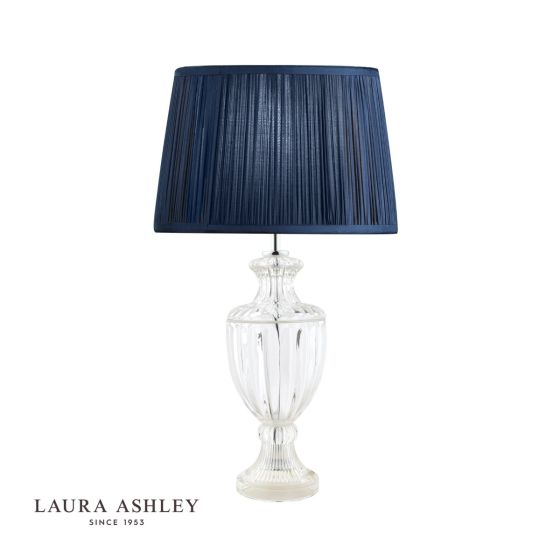 Där Lighting Laura Ashley Meredith Small Table Lamp Cut Glass Crystal Base Only
