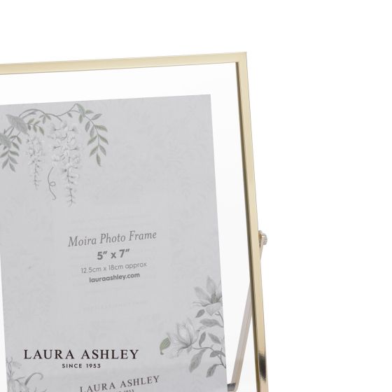 Där Lighting Laura Ashley Moira Photo Frame Polished Gold And Glass 5
