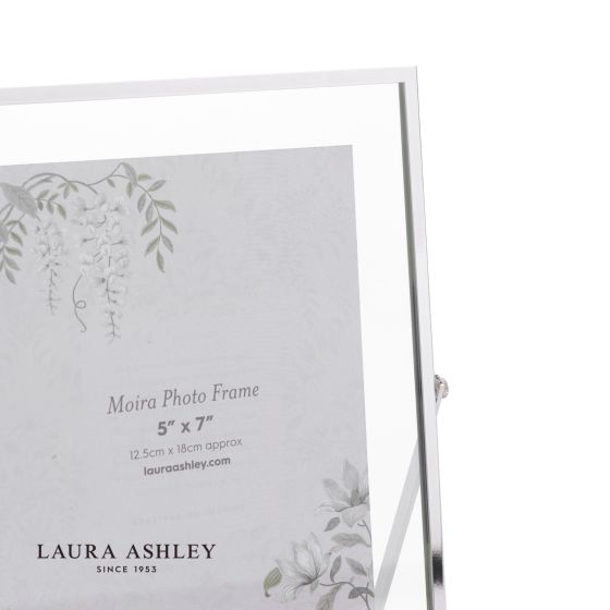Där Lighting Laura Ashley Moira Photo Frame Polished Silver And Glass 5
