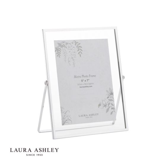 där lighting Laura Ashley Moira Photo Frame Polished Silver and Glass 5