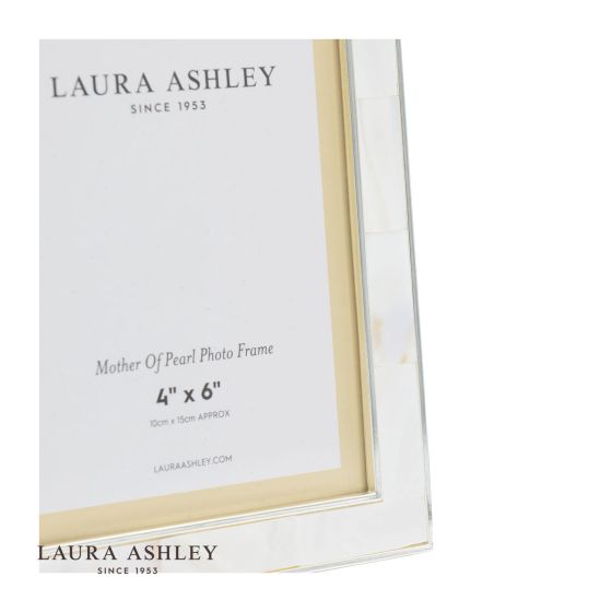 Där Lighting Laura Ashley Mother Of Pearl Photo Frame 4x6 Inch