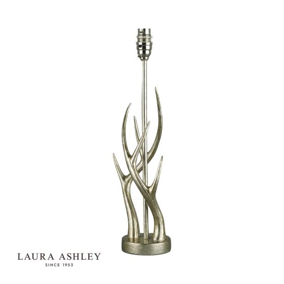 Där Lighting Laura Ashley Mulroy Antler Table Lamp Champagne Base Only