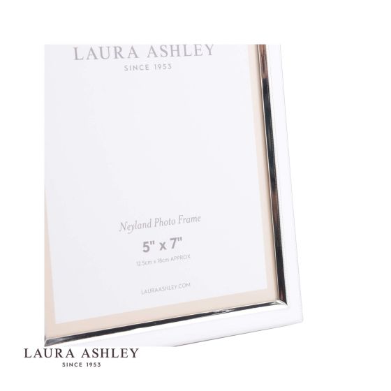 Där Lighting Laura Ashley Neyland Photo Frame Silver Plated 5x7 Inch