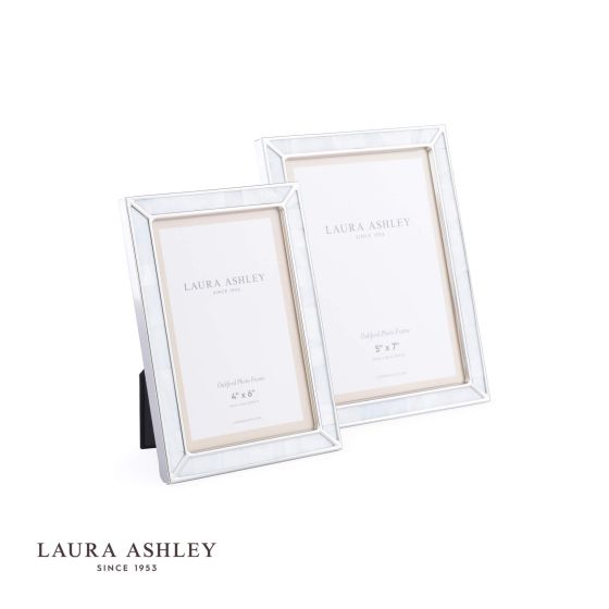 Där Lighting Laura Ashley Oakford Photo Frame Mother Of Pearl 4x6 Inch