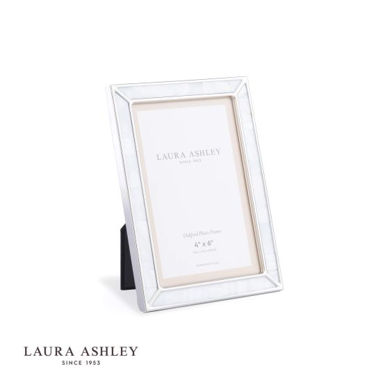 där lighting Laura Ashley Oakford Photo Frame Mother Of Pearl 4x6 Inch
