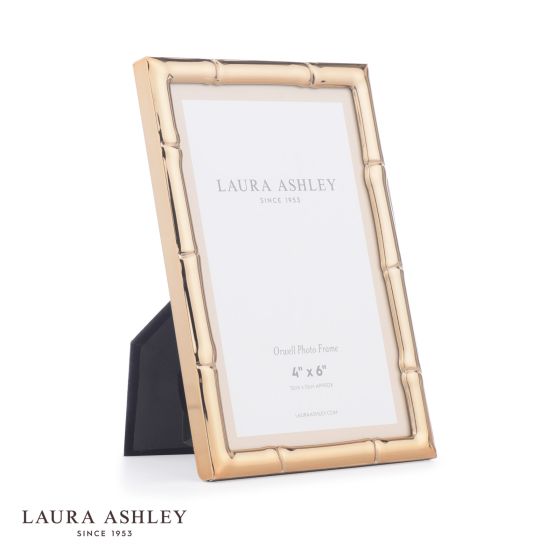 där lighting Laura Ashley Orwell Photo Frame Polished Gold 4x6 Inch