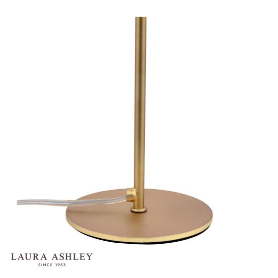 Där Lighting Laura Ashley Rhosill Table Lamp Crystal And Antique Brass