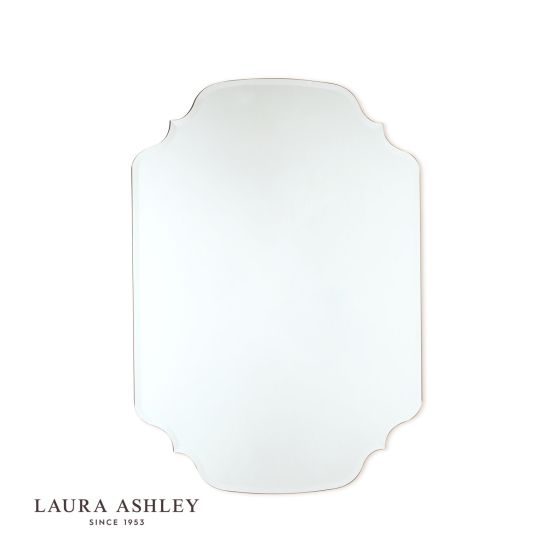 där lighting Laura Ashley Rochelle Rectangle Mirror 72 x 100cm