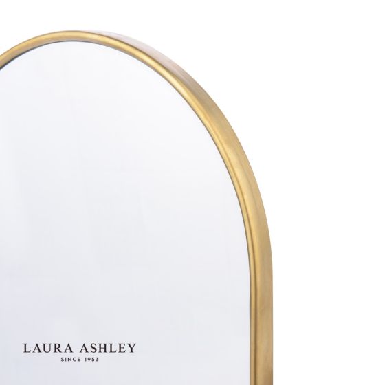 Där Lighting Laura Ashley Roughton Mirror Polished Brass 40 X 29cm