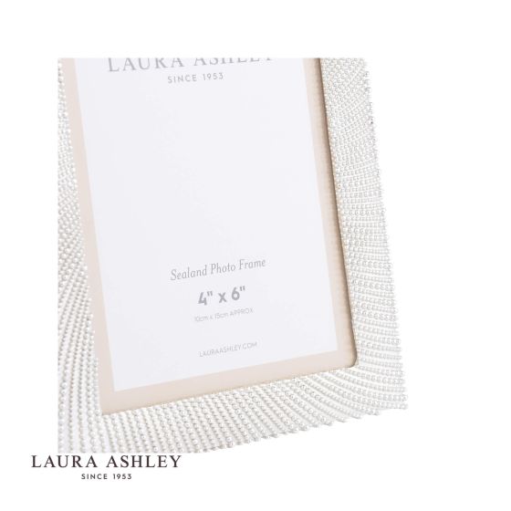 Där Lighting Laura Ashley Sealand Photo Frame Silver Plated 4x6 Inch