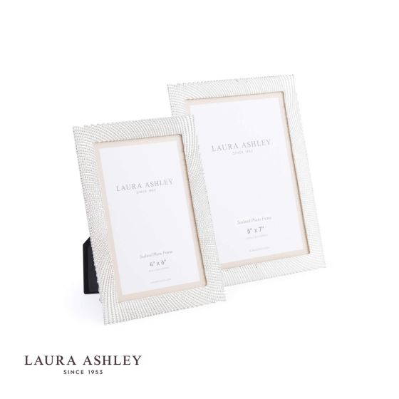 Där Lighting Laura Ashley Sealand Photo Frame Silver Plated 4x6 Inch