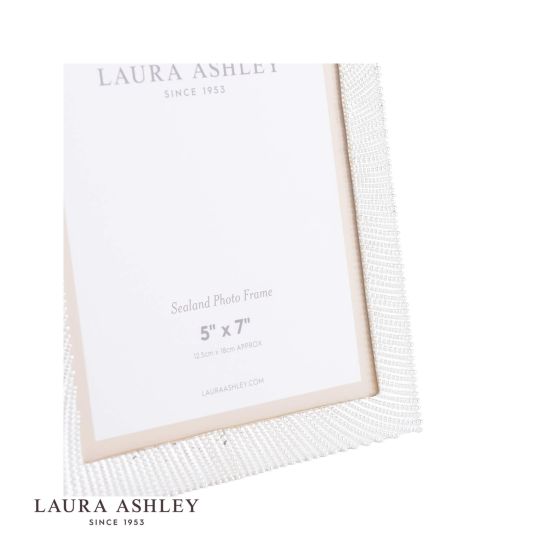 Där Lighting Laura Ashley Sealand Photo Frame Silver Plated 5x7 Inch