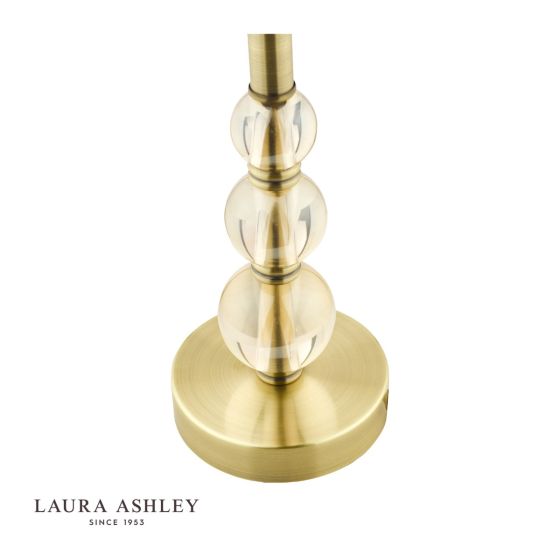 Där Lighting Laura Ashley Selby Large Table Lamp Antique Brass & Glass Ball Base Only