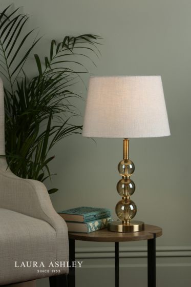 Där Lighting Laura Ashley Selby Large Table Lamp Antique Brass & Glass Ball Base Only