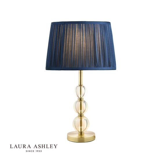 där lighting Laura Ashley Selby Large Table Lamp Antique Brass & Glass Ball Base Only