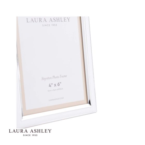 Där Lighting Laura Ashley Steynton Photo Frame Silver Plated 4x6 Inch