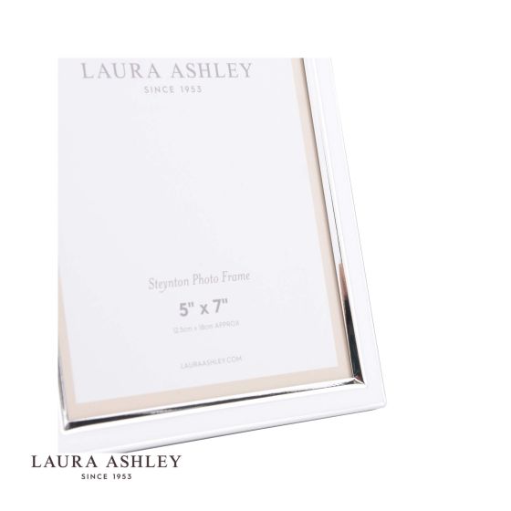 Där Lighting Laura Ashley Steynton Photo Frame Silver Plated 5x7 Inch