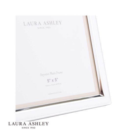 Där Lighting Laura Ashley Steynton Photo Frame Silver Plated 5x5 Inch