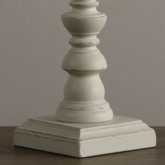 Där Lighting Laura Ashley Tate Twin Pack Table Lamp Distressed Wood With Shade