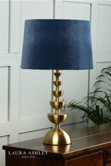 Där Lighting Laura Ashley Velvet Shade Seaspray 35.5cm/14 Inch