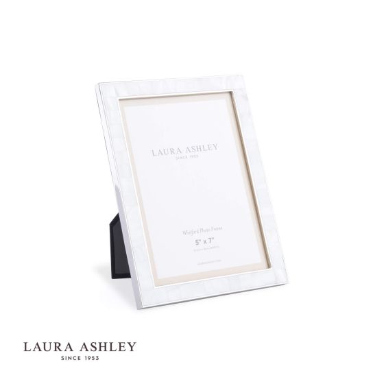 Där Lighting Laura Ashley Whitford Photo Frame Polished Nickel 5x7 Inch