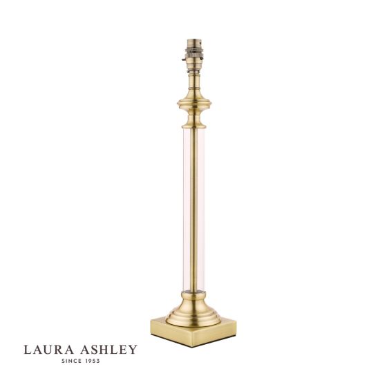 Där Lighting Laura Ashley Winston Table Lamp Antique Brass & Glass Base Only