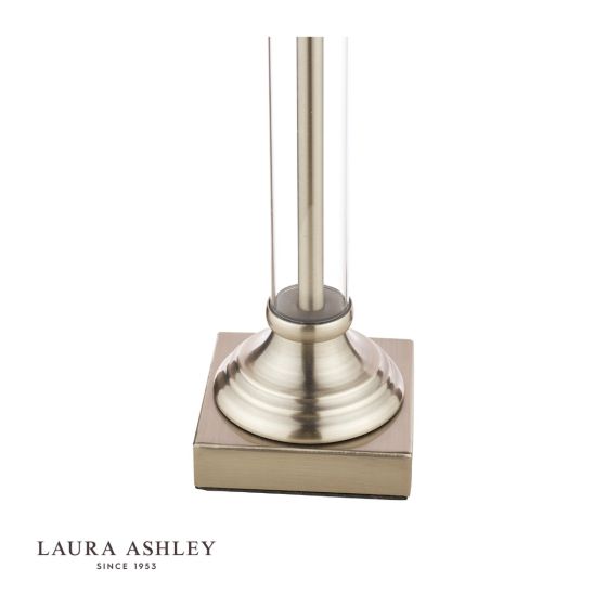 Där Lighting Laura Ashley Winston Table Lamp Antique Chrome & Glass Base Only