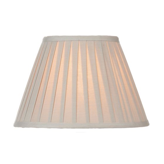där lighting Layer Taupe Cotton Tapered Drum Shade 29cm