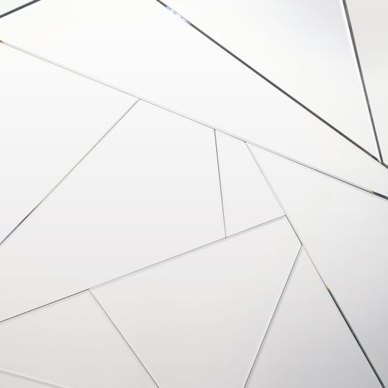 Där Lighting Lecce Rectangle Shatter Mirror 120 X 80cm