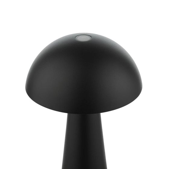Där Lighting Lyle Rechargeable Outdoor Table Lamp Matt Black LED IP54