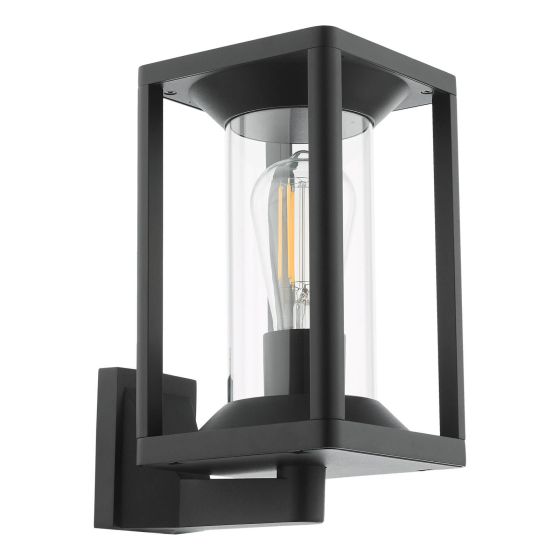 Där Lighting Mackenzie Outdoor Wall Light Matt Black IP65