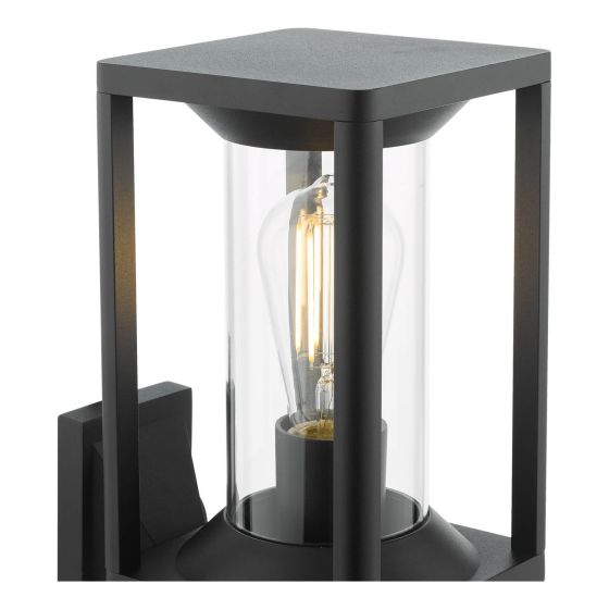 Där Lighting Mackenzie Outdoor Wall Light Matt Black IP65