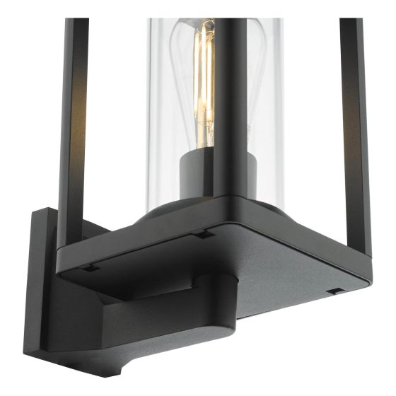 Där Lighting Mackenzie Outdoor Wall Light Matt Black IP65