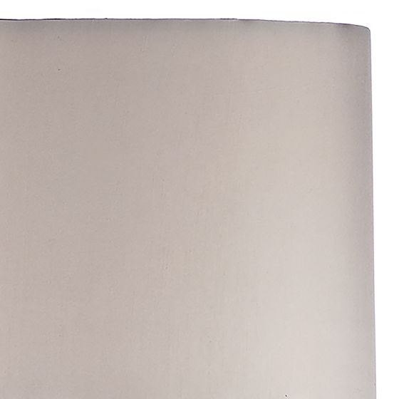 där lighting Madrid Floor Lamp Satin Chrome With Shade