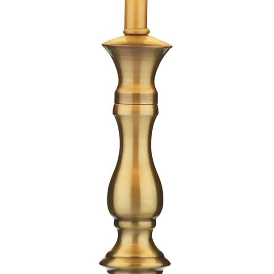 där lighting Madrid Table Lamp Antique Brass With Shade