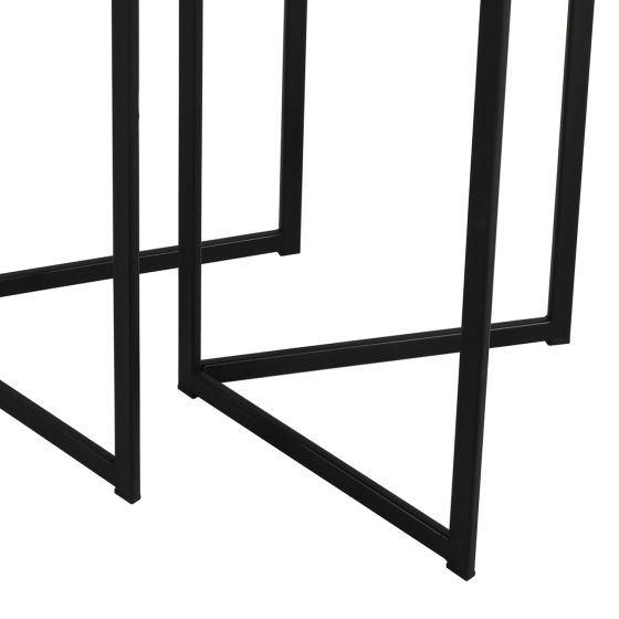 Där Lighting Mibello Nested Side Tables Light Oak Effect