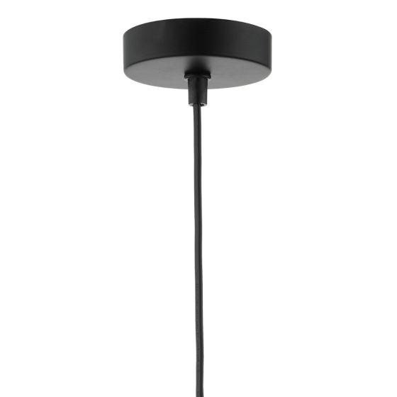 Där Lighting Midi Cage Pendant Matt Black & Bright Copper