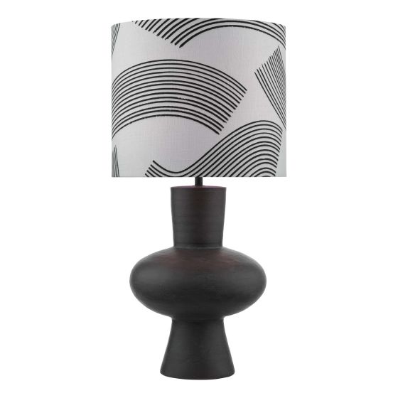 Där Lighting Miho Table Lamp Black/Bronze With Shade