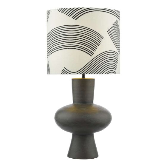 där lighting Miho Table Lamp Black/Bronze With Shade