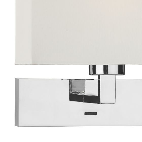Där Lighting Modena Wall Light In Polished Chrome (Bracket Only)