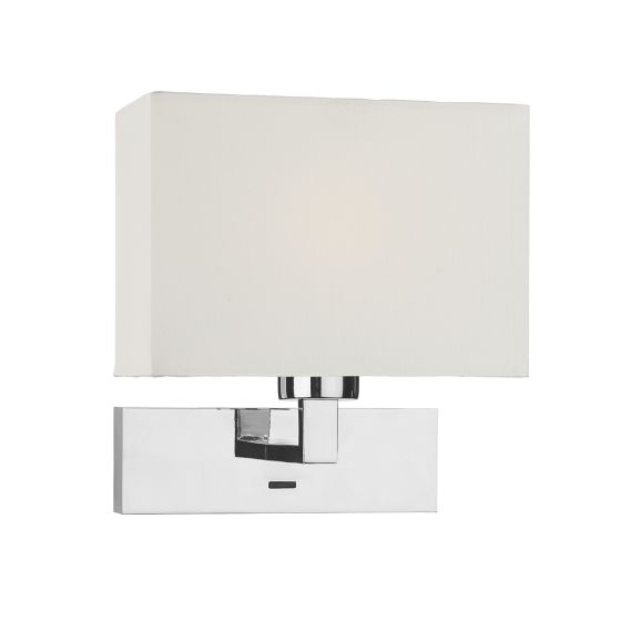 Där Lighting Modena Wall Light In Polished Chrome (Bracket Only)