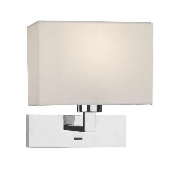 där lighting Modena Wall Light In Polished Chrome (Bracket Only)