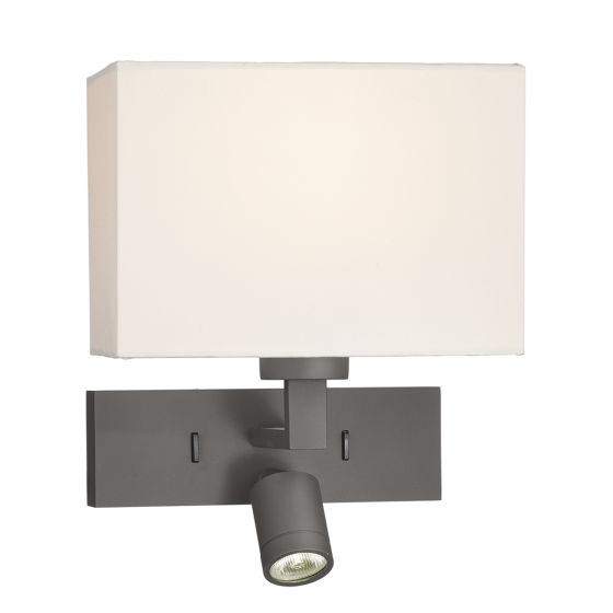 Där Lighting Modena Wall Light With LED In Bronze (Bracket Only)