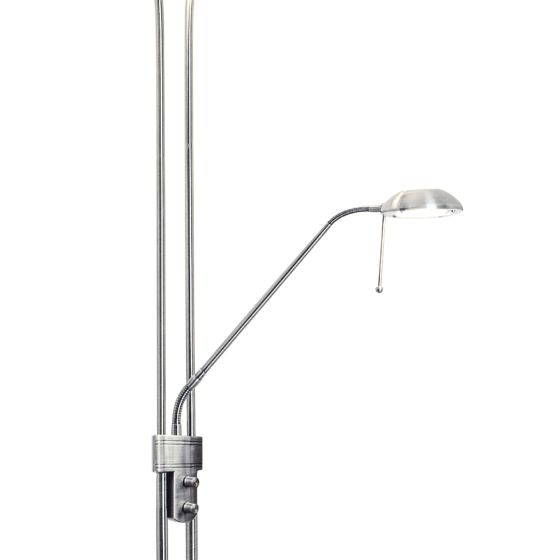 Där Lighting Montana Mother & Child Floor Lamp Satin Chrome
