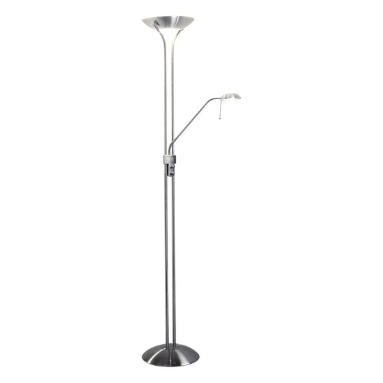 Där Lighting Montana Mother & Child Floor Lamp Satin Chrome